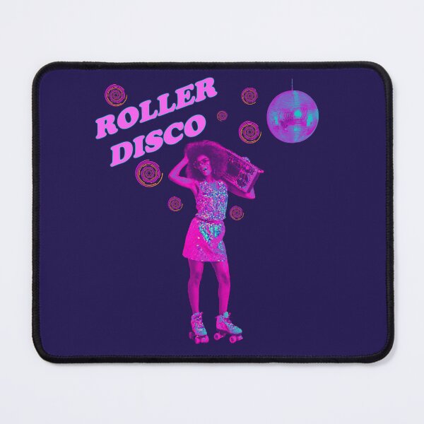 Item preview, Retro Roller Disco Girl 80s 90s Neon Aesthetic designed and sold by ZJDesignsArt.