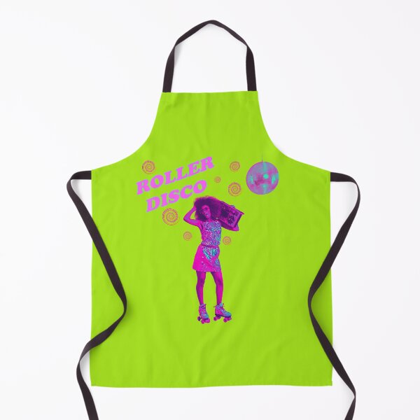 Item preview, Retro Roller Disco Girl 80s 90s Neon Aesthetic designed and sold by ZJDesignsArt.