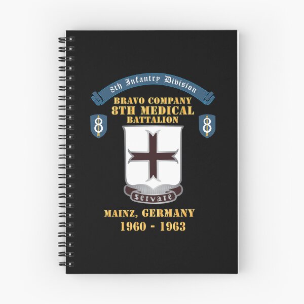 Item preview, Bravo Company - 8th Medical Battalion, 8th Infantry Division Scroll -  Mainz Germany - Cold War Vet - 1960 - 1963 designed and sold by Military Insignia Products.