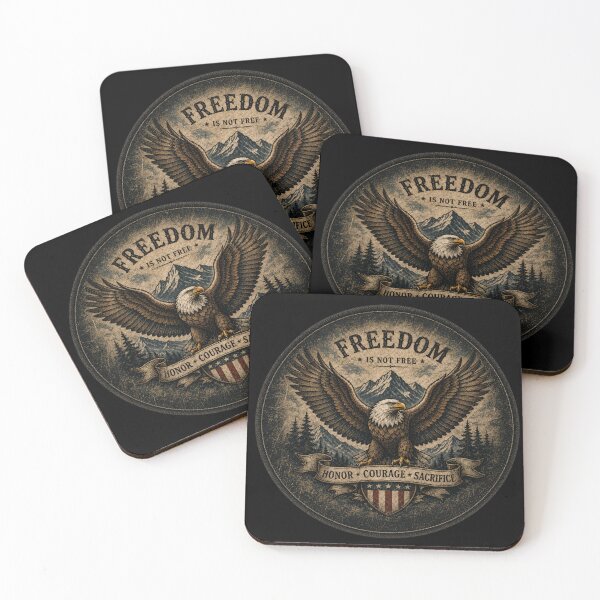 Item preview, Freedom Is Not Free | Heritage Emblem Design designed and sold by FadedFrequency.