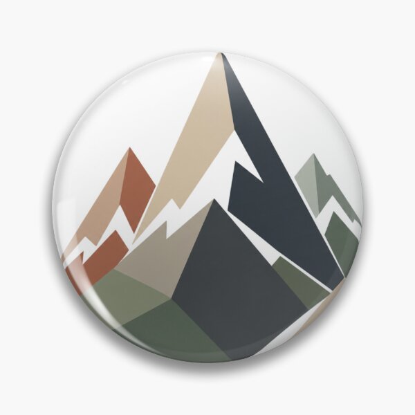 Artikelvorschau, Minimalistisches geometrisches Bergdesign entworfen und verkauft von srinig.