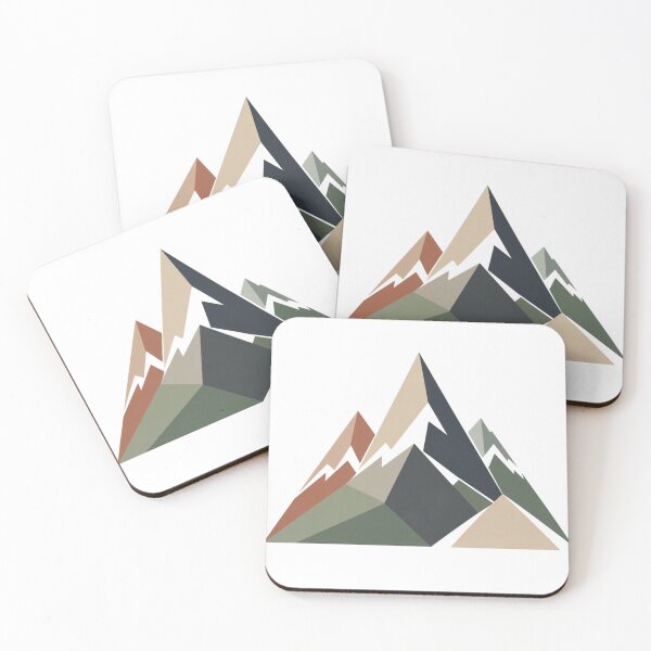 Item preview, Minimalist Geometric Mountain Design designed and sold by srinig.