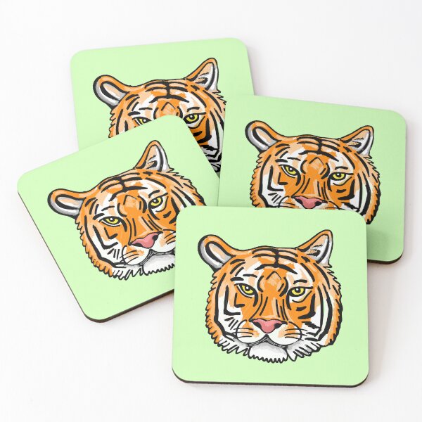 Item preview, Tiger face designed and sold by Em-colour.