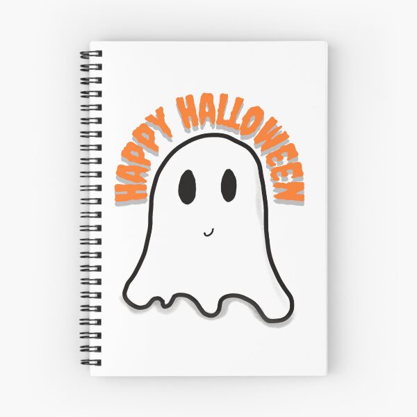 Item preview, Happy Halloween Ghost Orange designed and sold by MarginaliaMagic.