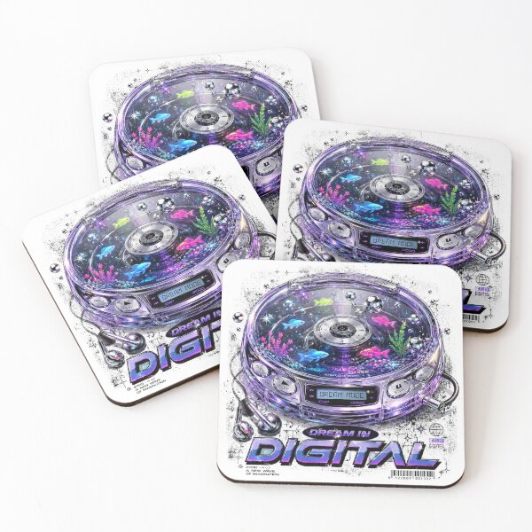 Item preview, Dream in Digital – Y2K Futuristic CD Fish Tank Retro designed and sold by NarpLTD.