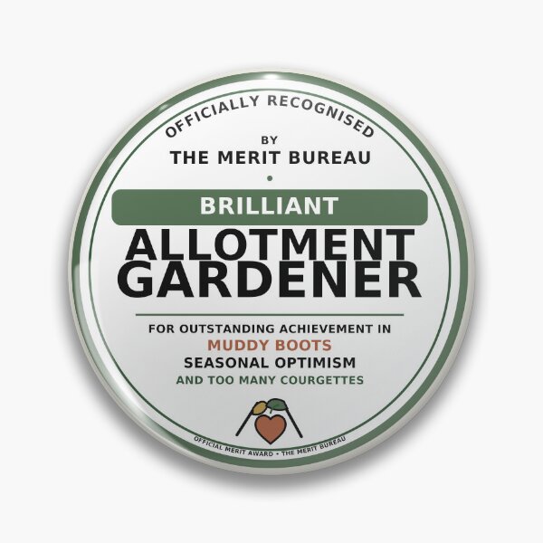 Item preview, Allotment Gardener Gift | Brilliant Grow Your Own Award designed and sold by TheMeritBureau.