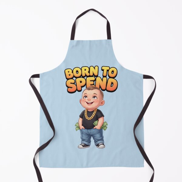 Artikelvorschau, Geboren, um Geld auszugeben – Lustige Cartoon-Baby-Figur eines Geldliebhabers – Humorvolles Design zum Thema Geld und Lifestyle 2 entworfen und verkauft von WordPlayStudio.