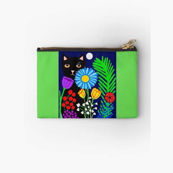 Item preview, Cat Among Vibrant Flowers designed and sold by Elaine M Hayward .