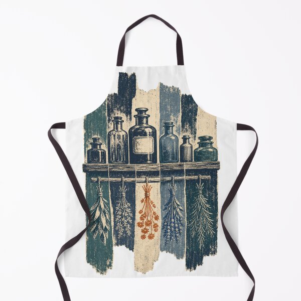 Item preview, Apothecary Shelf in the Herb Kitchen Witchy Art designed and sold by VisualArtsOasis.
