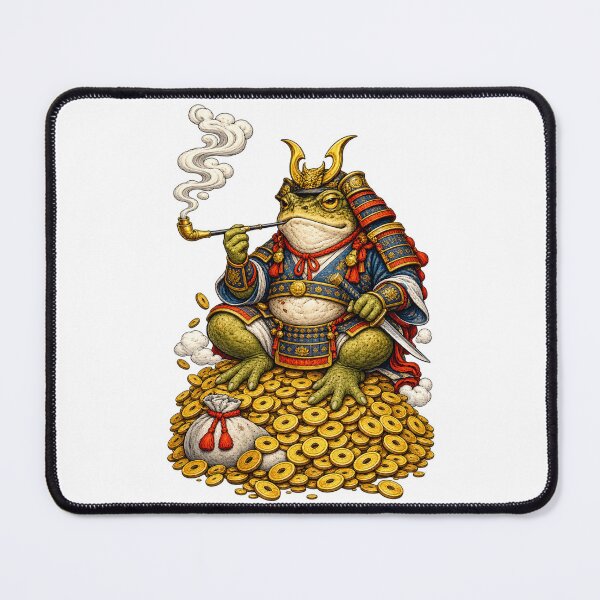 Item preview, The Warrior Toad God and Master of Gold | Japanese Ukiyo-e Frog Art designed and sold by Substance_life.