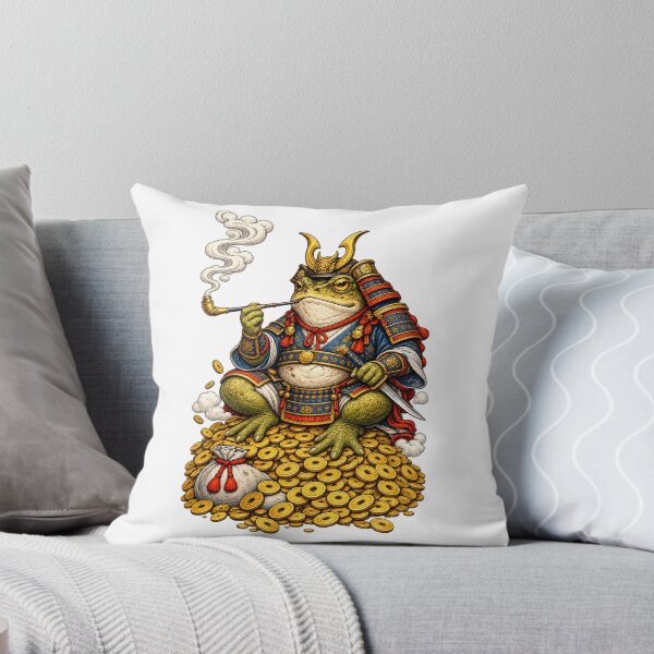 Item preview, The Warrior Toad God and Master of Gold | Japanese Ukiyo-e Frog Art designed and sold by Substance_life.
