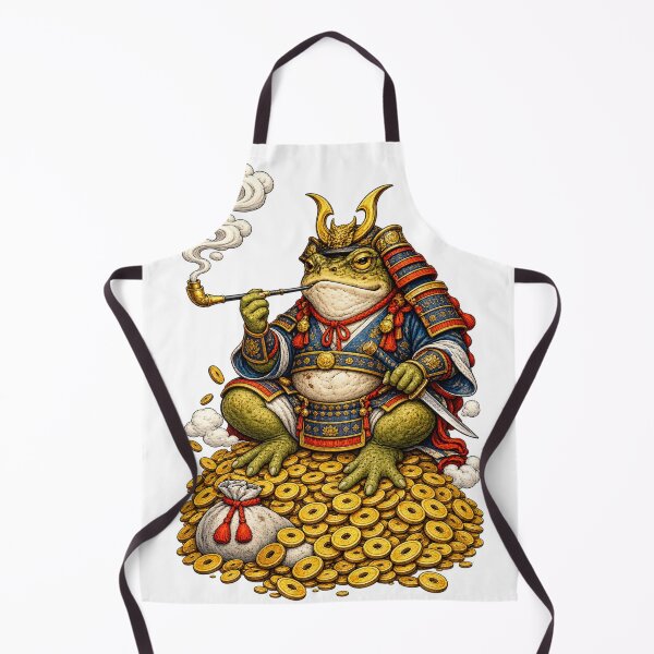 Item preview, The Warrior Toad God and Master of Gold | Japanese Ukiyo-e Frog Art designed and sold by Substance_life.