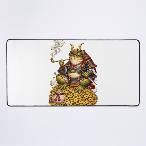 Item preview, The Warrior Toad God and Master of Gold | Japanese Ukiyo-e Frog Art designed and sold by Substance_life.
