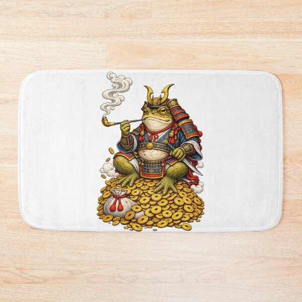 Item preview, The Warrior Toad God and Master of Gold | Japanese Ukiyo-e Frog Art designed and sold by Substance_life.