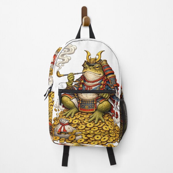 Item preview, The Warrior Toad God and Master of Gold | Japanese Ukiyo-e Frog Art designed and sold by Substance_life.