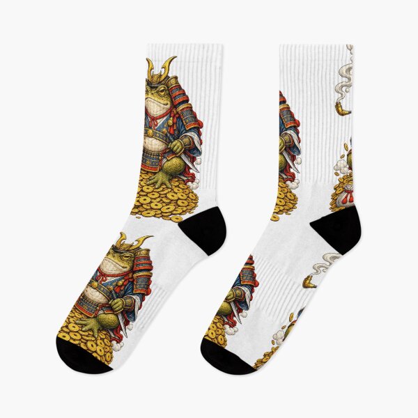 Item preview, The Warrior Toad God and Master of Gold | Japanese Ukiyo-e Frog Art designed and sold by Substance_life.