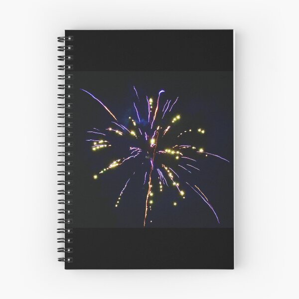 Item preview, Purple and Gold Fireworks Blooming Overhead designed and sold by BlueRidgeBazaar.