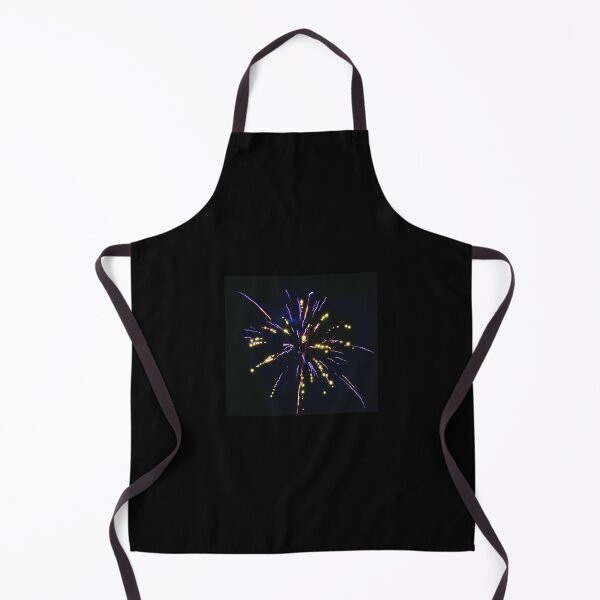 Item preview, Purple and Gold Fireworks Blooming Overhead designed and sold by BlueRidgeBazaar.