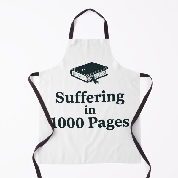 Item preview, Bookish humor about suffering in a thousand pages designed and sold by Prints by Mat.