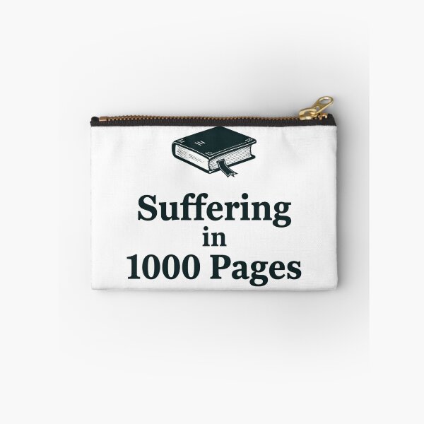 Item preview, Bookish humor about suffering in a thousand pages designed and sold by Prints by Mat.