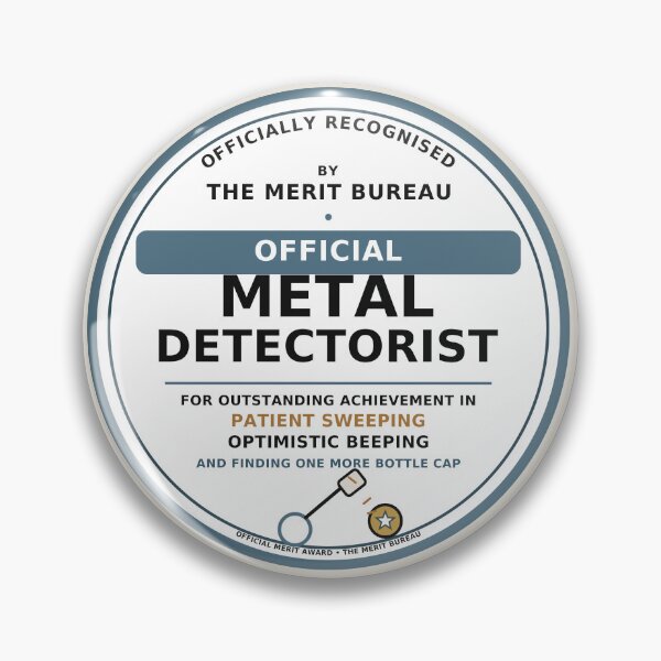 Item preview, Metal Detecting Gift | Official Detectorist Award designed and sold by TheMeritBureau.