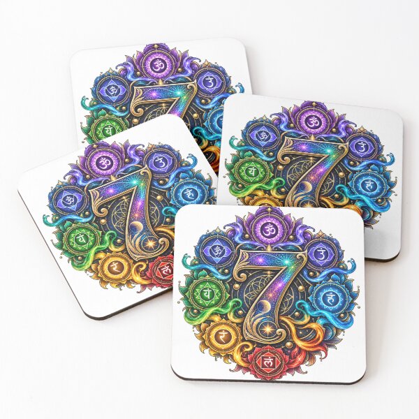 Item preview, Seven Chakra Energy Spiritual Numerology Design designed and sold by NovaMoodCo.