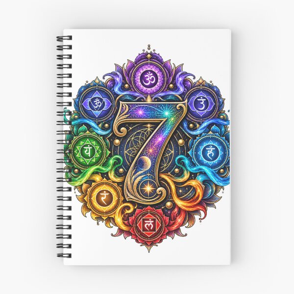 Item preview, Seven Chakra Energy Spiritual Numerology Design designed and sold by NovaMoodCo.