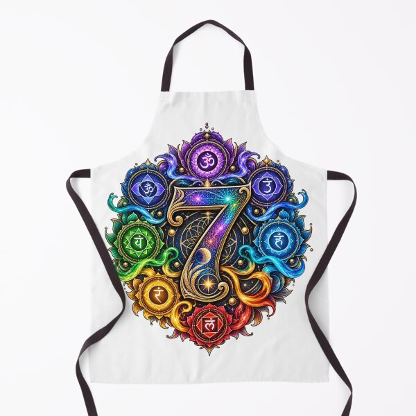 Item preview, Seven Chakra Energy Spiritual Numerology Design designed and sold by NovaMoodCo.