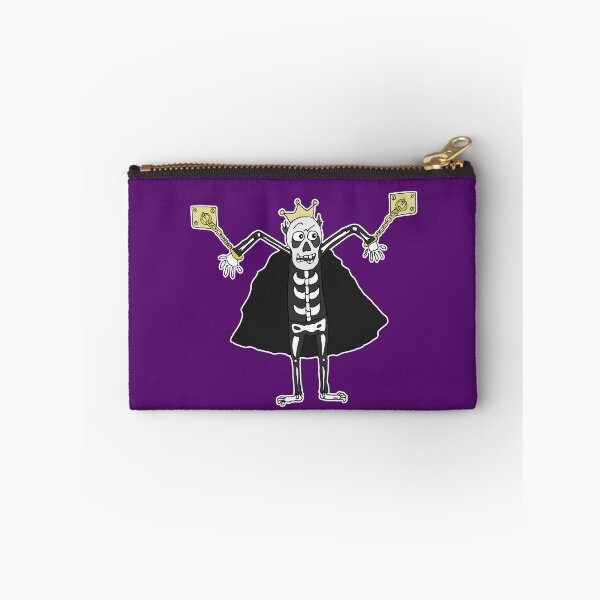 Item preview, Funny Skeleton King Sticker | Chained Skeleton Meme & Funny Halloween Decal designed and sold by MyxaART.