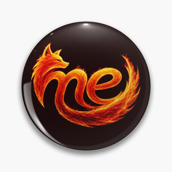 Item preview, Flaming Me Fox Logo designed and sold by GRFORA.