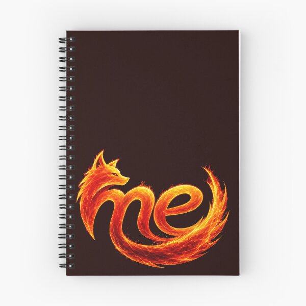 Item preview, Flaming Me Fox Logo designed and sold by GRFORA.