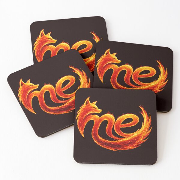Item preview, Flaming Me Fox Logo designed and sold by GRFORA.