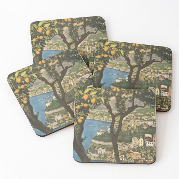 Item preview, Vintage Sorrento Italy Coastal Landscape designed and sold by PixelOutLaws.
