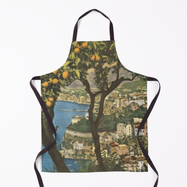 Item preview, Vintage Sorrento Italy Coastal Landscape designed and sold by PixelOutLaws.