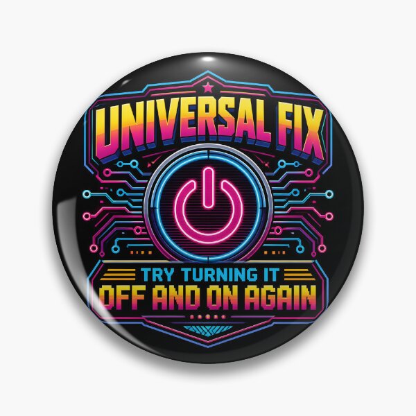 Item preview, Turning It Off And On Again Funny IT Helpdesk Support designed and sold by ThirdShiftLab.