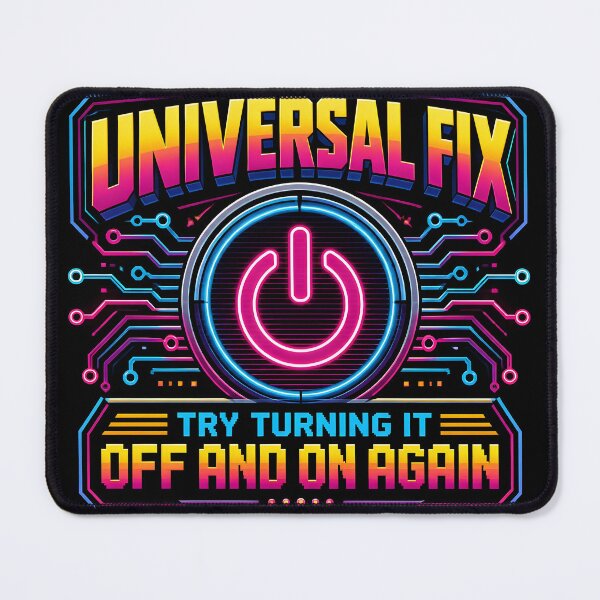 Item preview, Turning It Off And On Again Funny IT Helpdesk Support designed and sold by ThirdShiftLab.