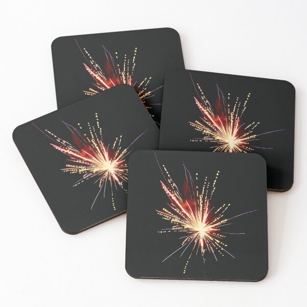 Item preview, Radiant Firework Starburst with Crackling Gold Sparks designed and sold by BlueRidgeBazaar.