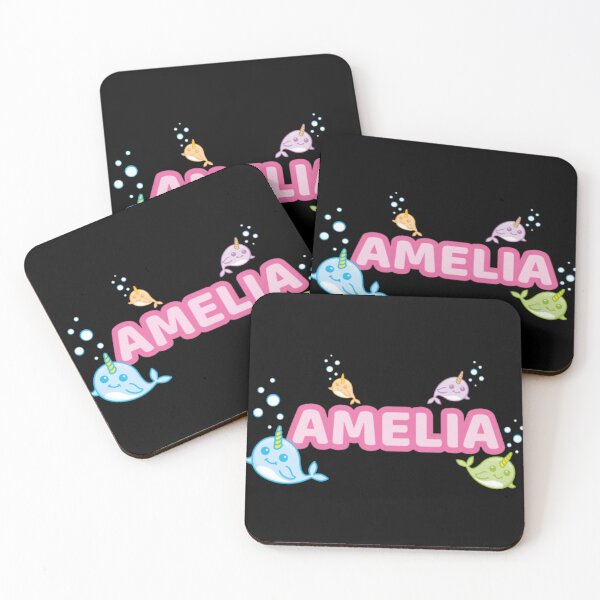 Item preview, Personalised Amelia Narwhal Sea Unicorn Design designed and sold by NotheeArt.