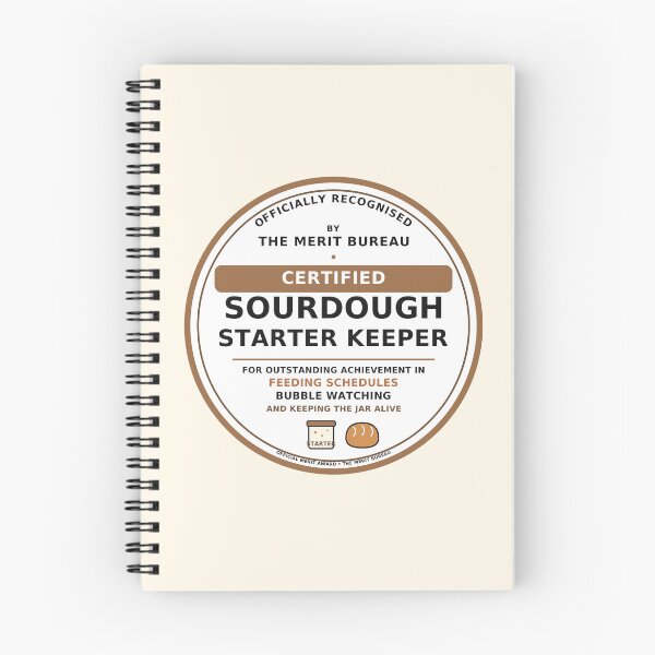 Item preview, Sourdough Gift | Certified Starter Keeper Award designed and sold by TheMeritBureau.