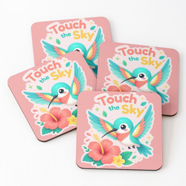 Item preview, Touch the Sky Hummingbird and Hibiscus  designed and sold by inkaylindesign.