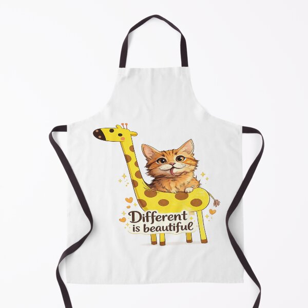 Item preview, Giraffe and Kitten designed and sold by Mother Daughter Drawings .