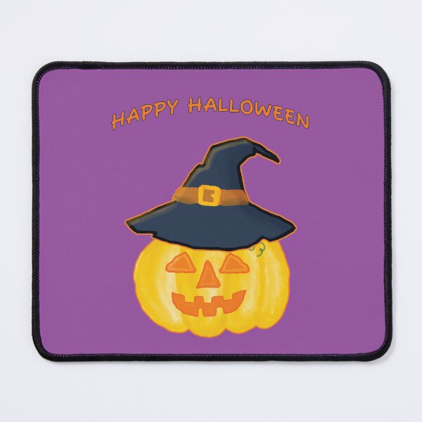 Item preview, Jack-o'-Lantern Wearing Wizard Hat on Halloween designed and sold by studiodrchicken.
