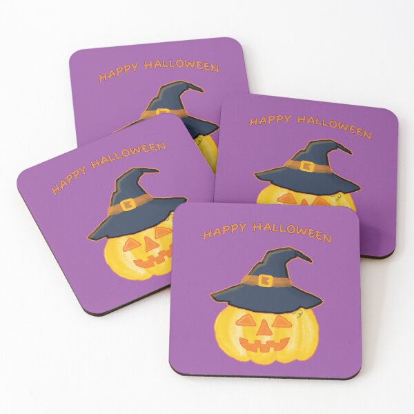 Item preview, Jack-o'-Lantern Wearing Wizard Hat on Halloween designed and sold by studiodrchicken.