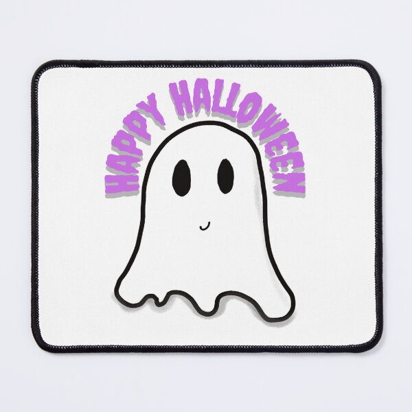 Item preview, Happy Halloween Ghost Purple designed and sold by MarginaliaMagic.