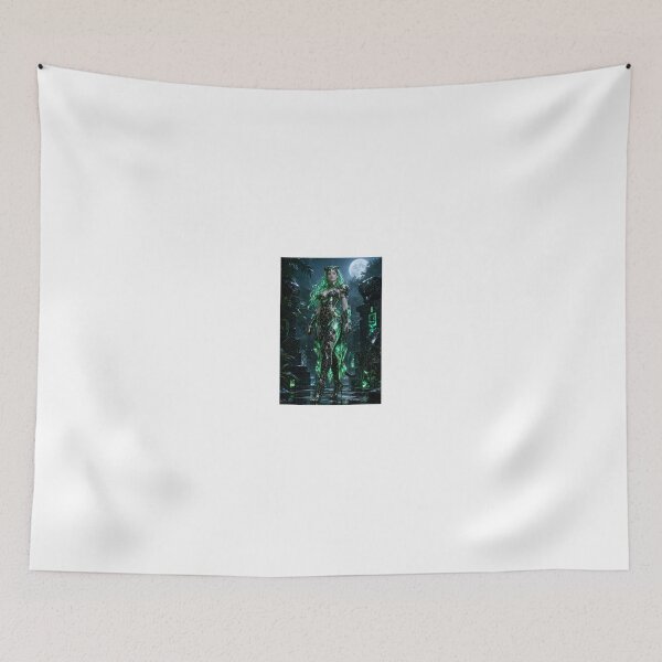 Item preview, Emerald Queen with Jaguar Motif in Jungle designed and sold by CathryneDelamort.