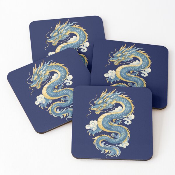 Item preview, Blue dragon sticker designed and sold by DesignPMG.