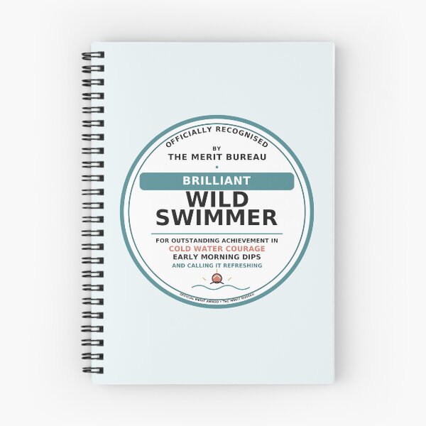Item preview, Wild Swimmer Gift | Brilliant Cold Water Swimming Award designed and sold by TheMeritBureau.