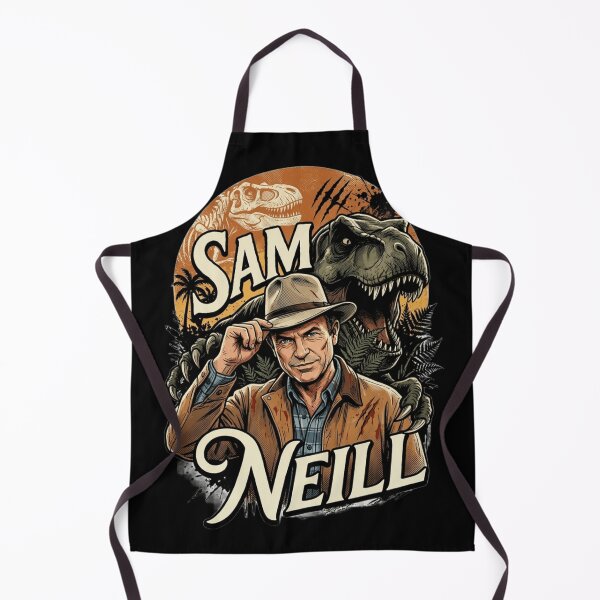 Item preview, Sam Neill Dinosaur Adventure Vintage Retro T-Shirt Design designed and sold by Eddy048.