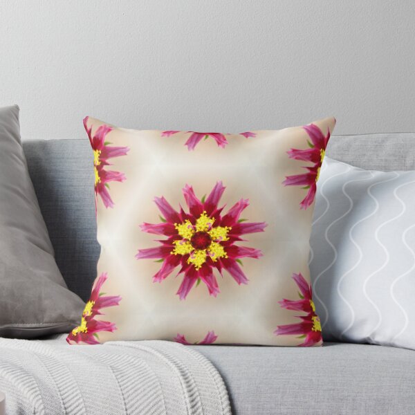 Item preview, Pink Floral Star Pattern designed and sold by SilentBloomLab.
