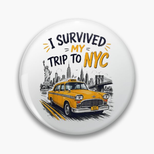 Item preview, I Survived My Trip to NYC designed and sold by EdificatTTArt.